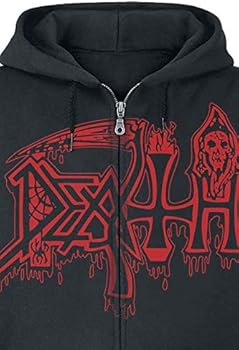 Death Scream Bloody Gore Hooded Zip Black M : Amazon.co.uk
